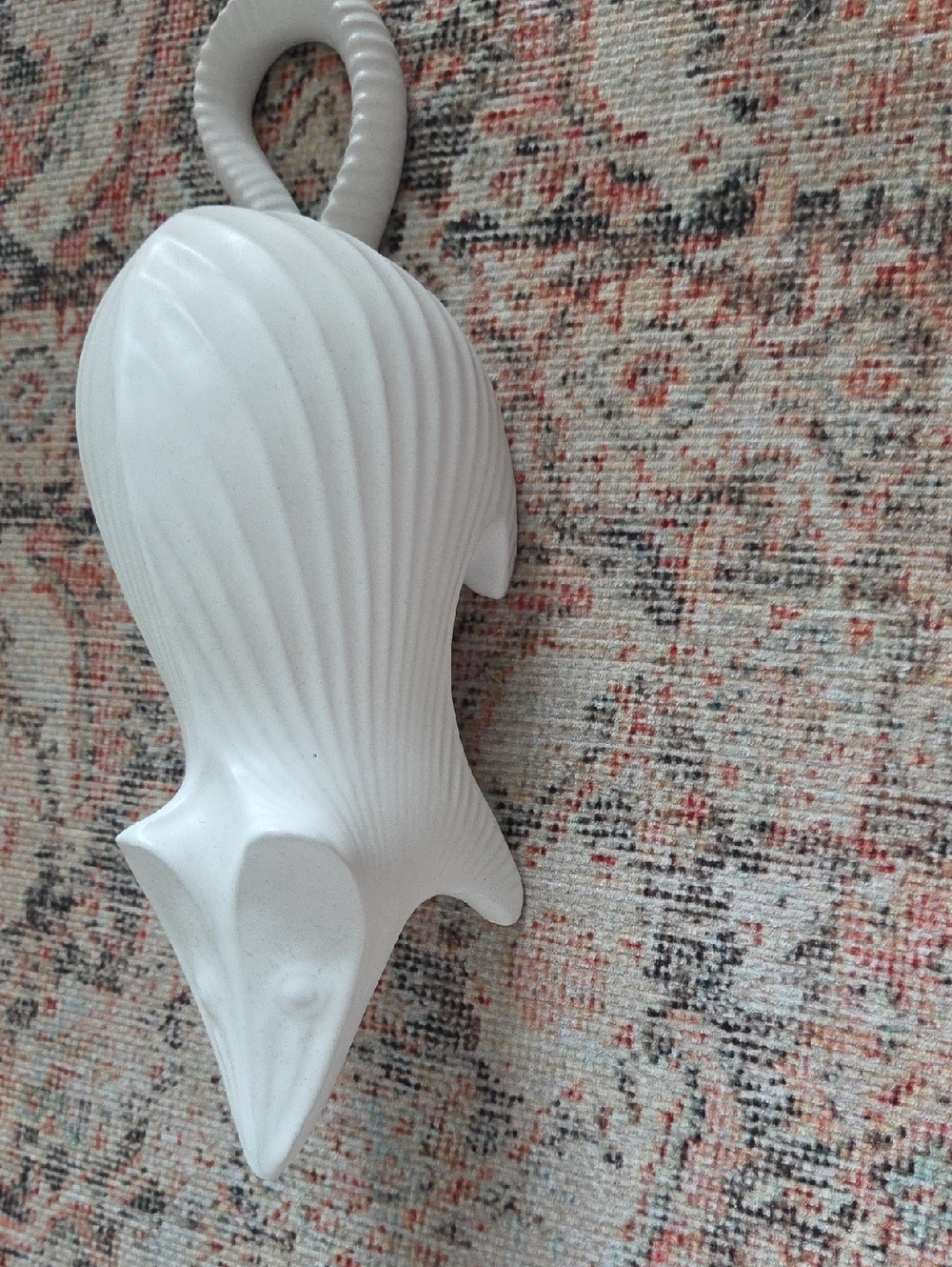 Jonathan Adler Menagerie Collection- Matte White Ceramic Mouse Figurine